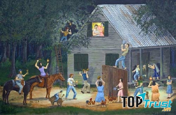 Nghi thức Charivari là tập tục của người Pháp diễn ra vào buổi tối tân hôn của cô dâu chú rể