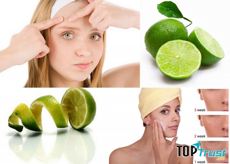 Vỏ chanh làm sạch, sáng và đẹp da