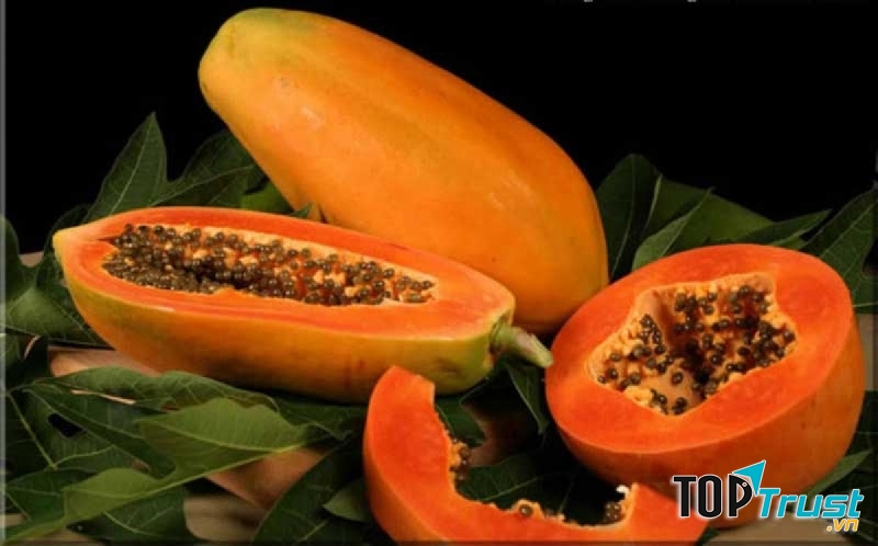 Đu đủ chữa nứt gót chân