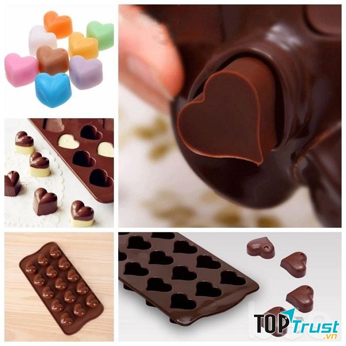 Socola handmade hình trái tim