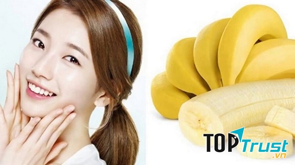 Làm trắng da bằng chuối