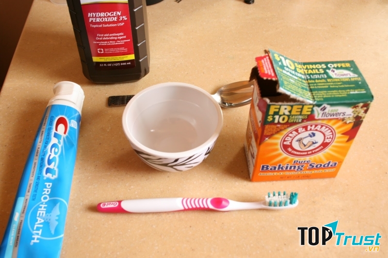 Bột Baking Soda làm trắng răng