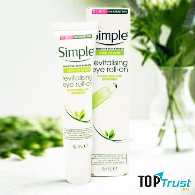 Lăn dưỡng mắt Simple Revitalising Eye Roll-On
