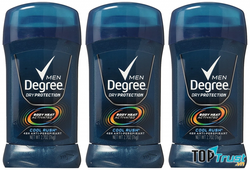 Lăn khử mùi Degree Men Dry Protection Body Heat Cool Rush 76g