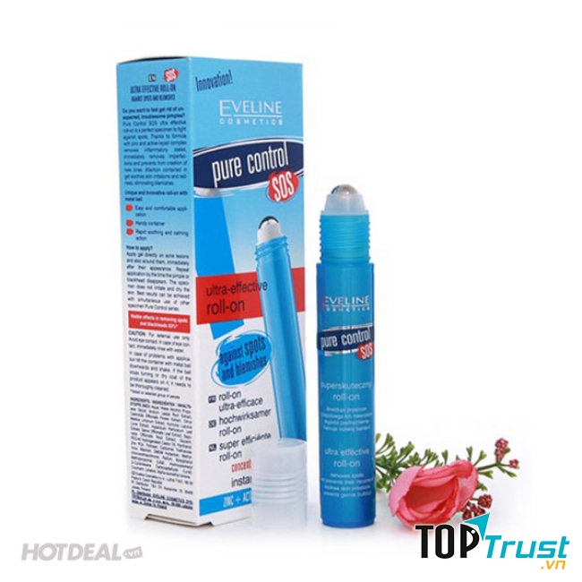 Lăn Trị Mụn Eveline Pure Control SOS