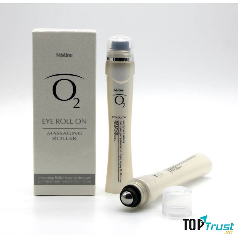 Lăn trị thâm quầng mắt Mistine O2 Eye Roll On Massaging Roller