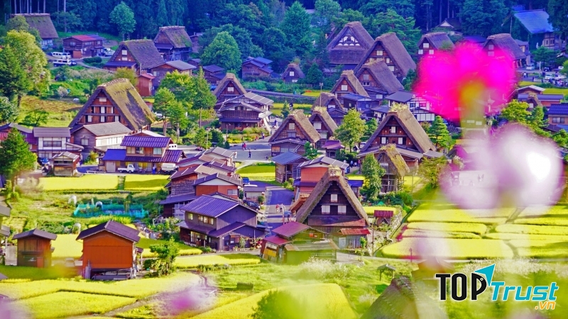 Vẻ đẹp hiền hòa của làng cổ Shikarawa - go Nhật Bản