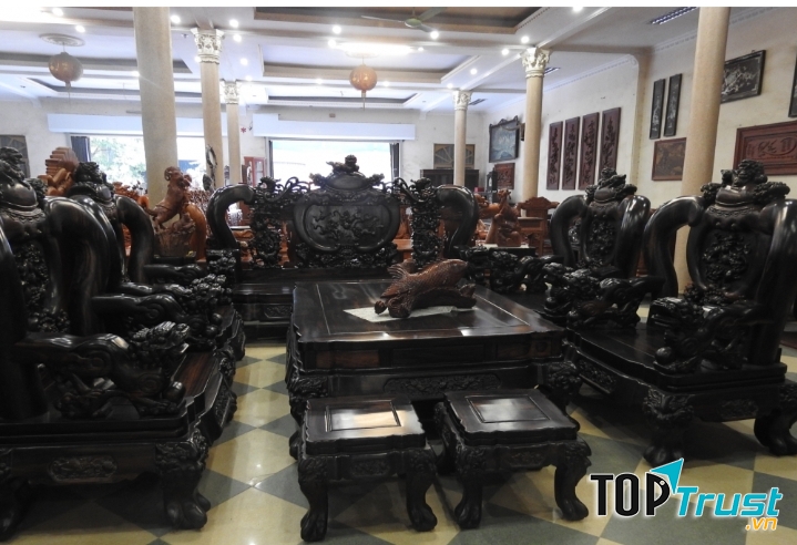 Sản phẩm của làng nghề gỗ Đồng Kỵ