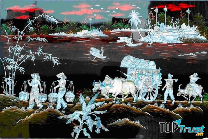 Làng nghề khảm trai Chuôn Ngọ có từ rất lâu