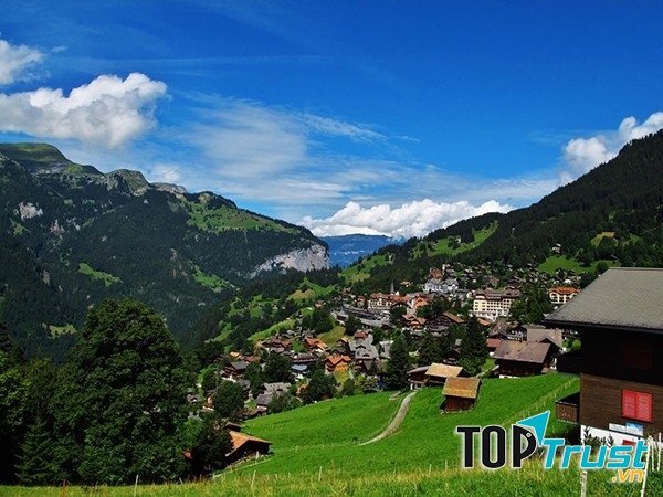 Ngôi làng cổ tích Wengen