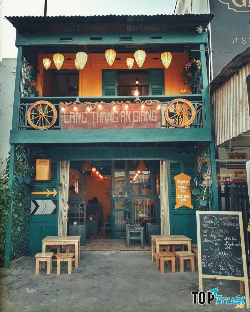 Không gian Lang thang An Giang đượm chất vintage