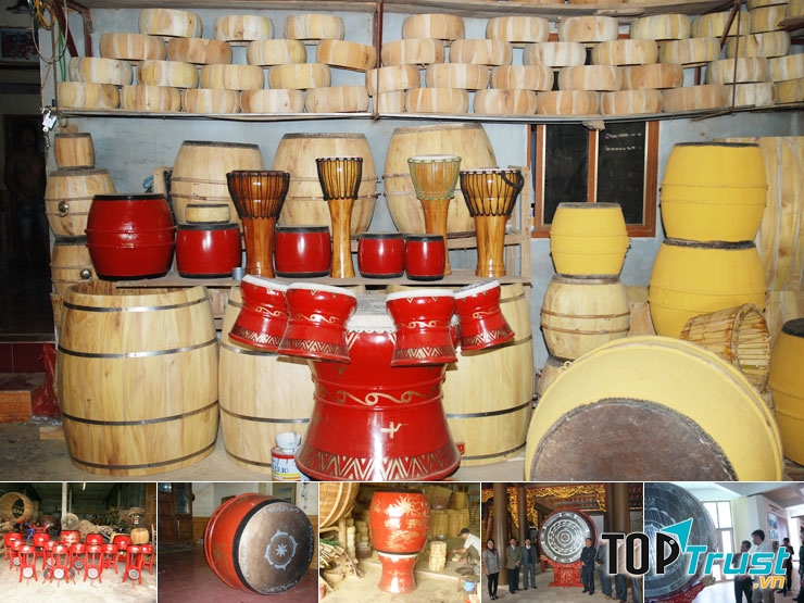 Làng trống Đọi Tam đã được công nhận là làng nghề truyền thống tiêu biểu của toàn quốc