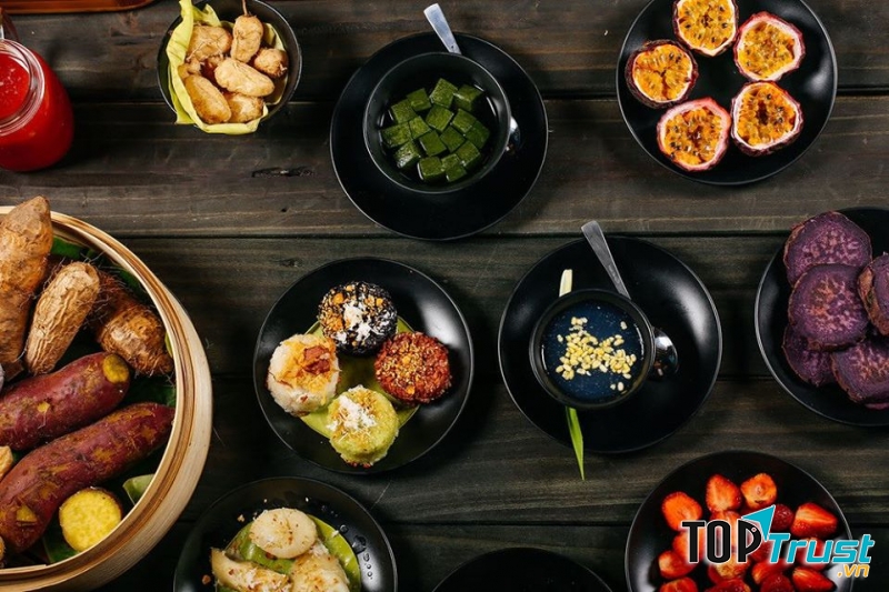 Buffet món ăn Đà Lạt