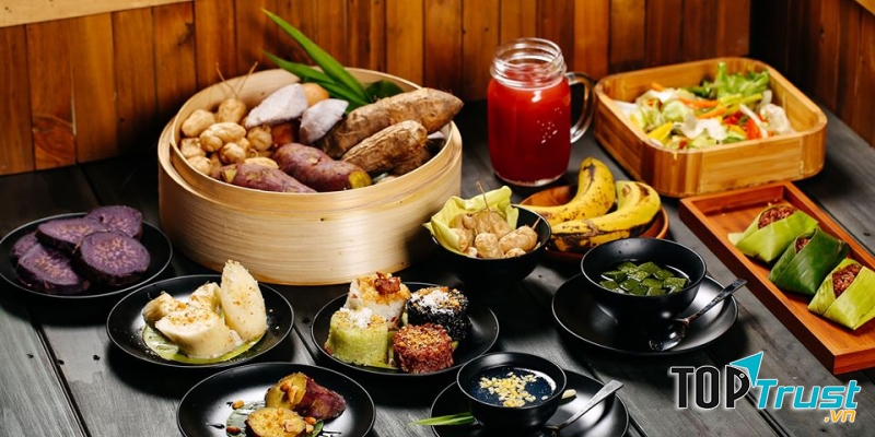 Buffet món ăn Đà Lạt
