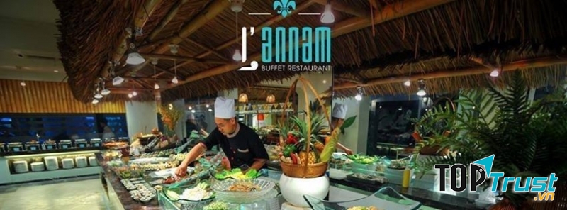 L'Annam Buffet với hàng trăm món ăn ngon