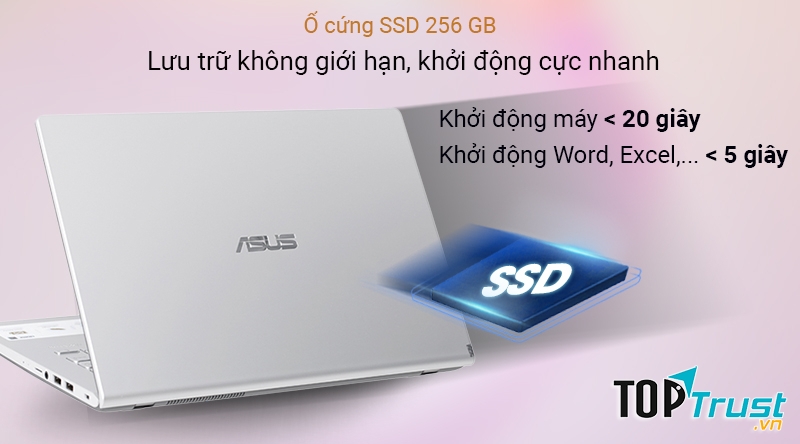 Laptop Asus VivoBook X409U i3 7020U/4GB/256GB/Win10 (EK205T)