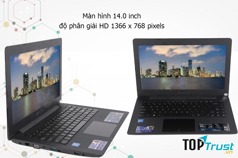 Máy tính xách tay Laptop Asus X453SA-WX099D N3050 Black