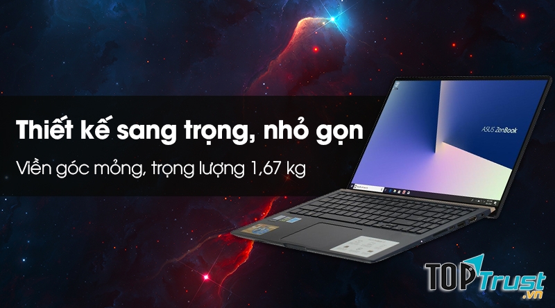 Laptop Asus ZenBook 15 UX533FD i5 8265U/8GB/256GB/GTX1050/Túi/Win10 (A9035T)