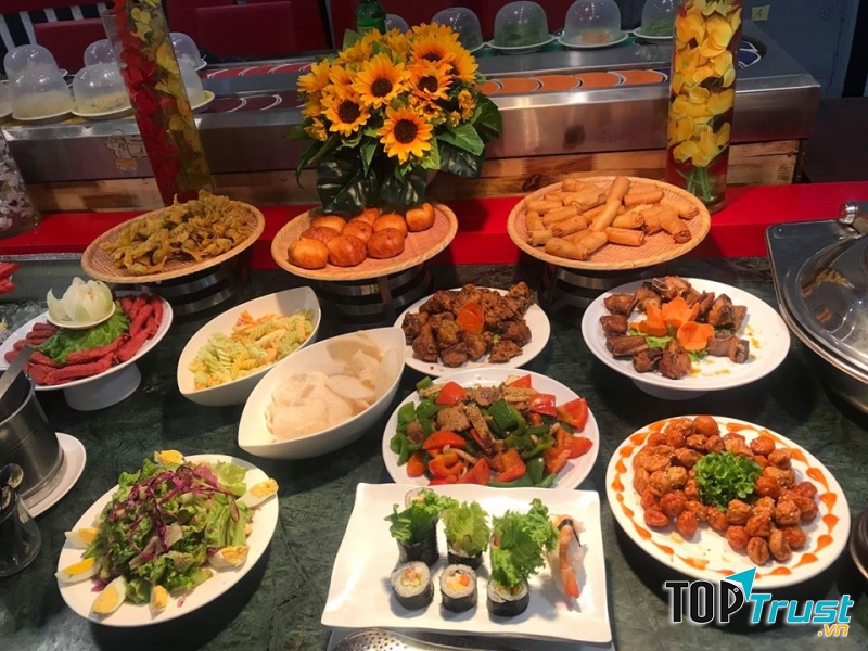 Đồ ăn tại nhà hàng Osaka