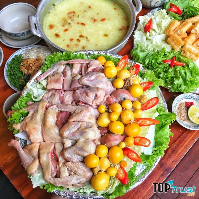 Một phần Lẩu cháo chim trứng non - Quán Xưa