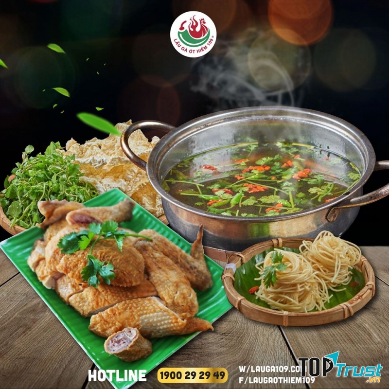 Lẩu gà tiềm ớt hiểm 109