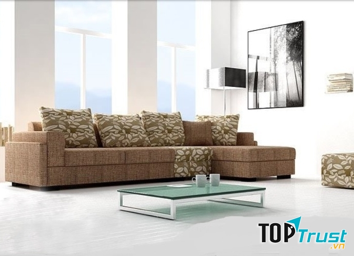 Dung dịch sô đa với nước làm mờ các vết bẩn bám trên salon