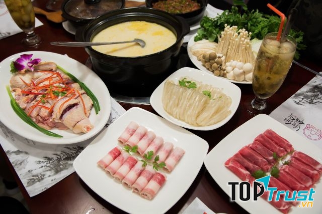 Lẩu sữa Hấm Ky