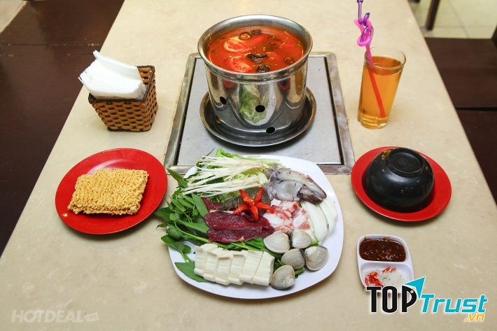 Lẩu thá Tomyum - Lẩu 1 người