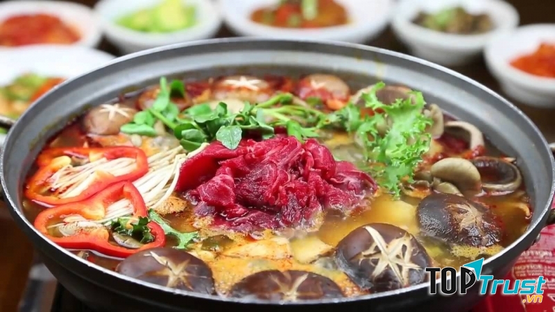 Lẩu thịt bò Hàn Quốc