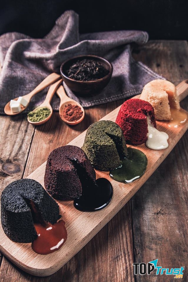 Bánh Lava đủ các vị được làm cực kì khéo léo và tỉ mỉ