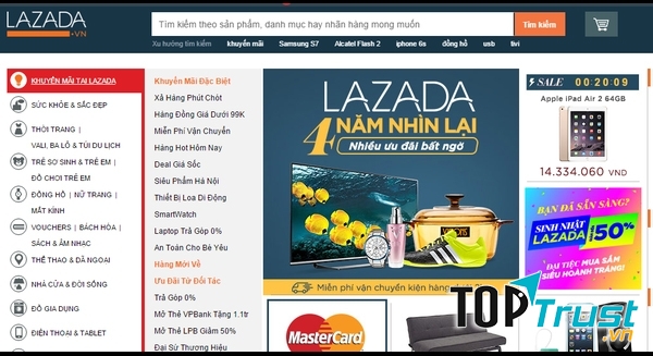 Website của Lazada
