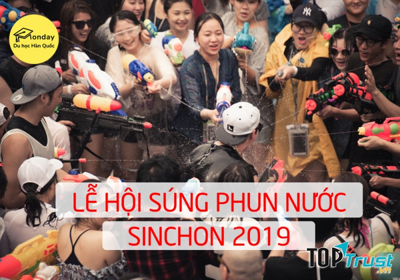 Lễ hội bắn súng nước ở Hàn Quốc Sinchon