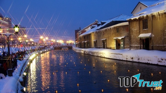 Lễ hội Con đường ánh sáng tuyết ở Otaru (Hokkaido)