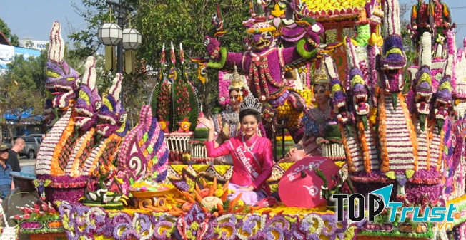 Lễ hội hoa Chiang Mai - Thái Lan