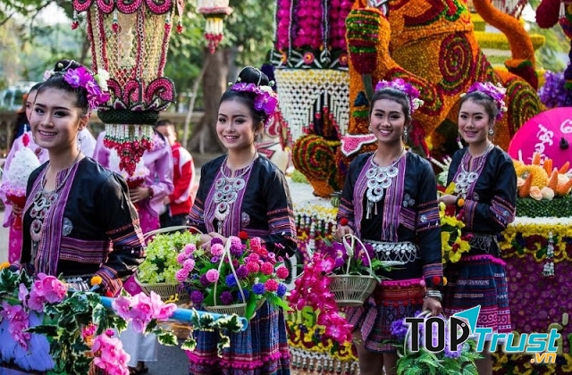 Lễ hội hoa ở Chiang Mai, Thái Lan