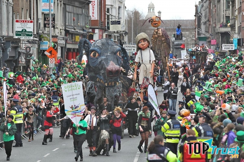 Lễ thánh Patrick, Dublin, Ireland