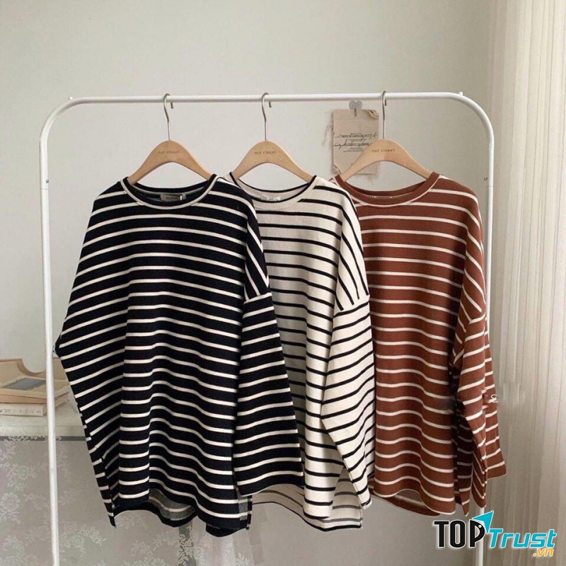 Các mẫu áo thun dài tay tại shop