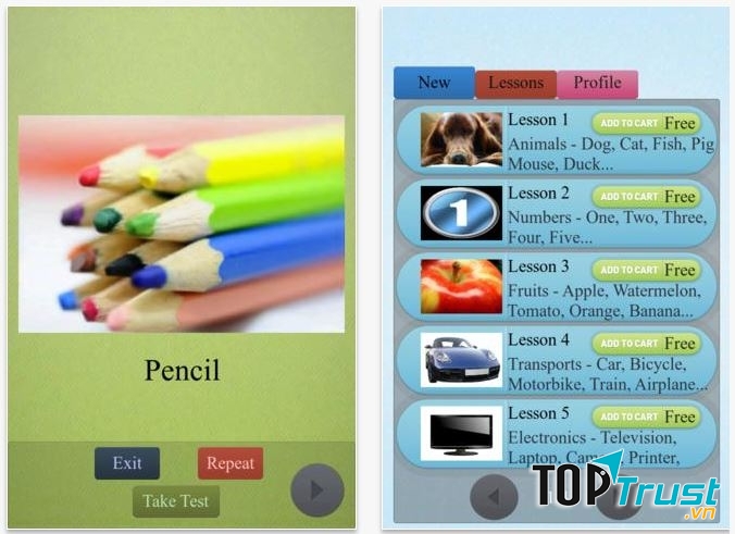 Ứng dụng Learn English Easily