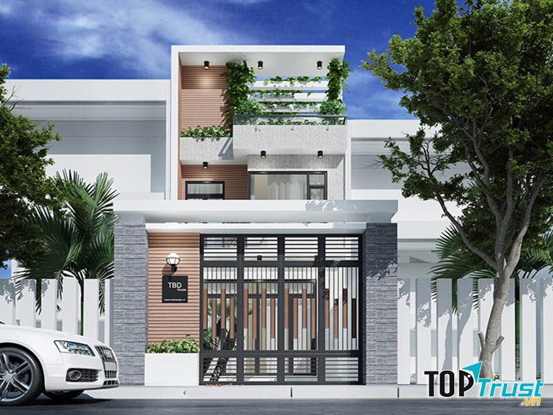 Nhà lệch tầng thường được ưu tiên thiết kế những căn nhà trên phố