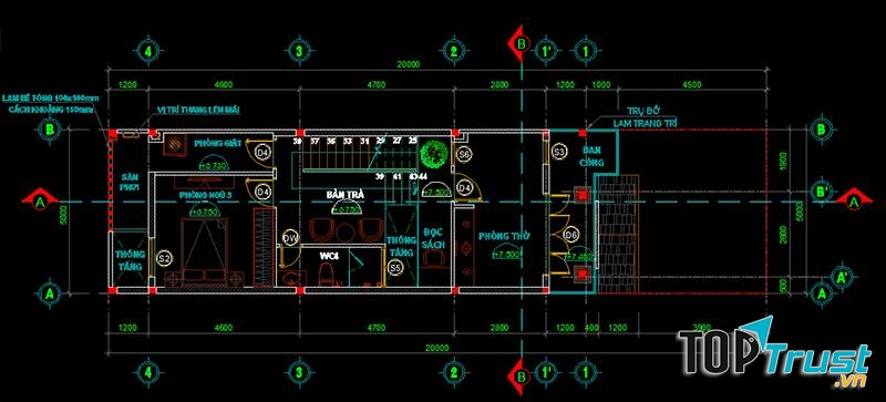 Nhà lệch tầng không chỉ khắc phục địa hình thiếu chiều sâu mà còn là một điểm phá cách về không gian gây ấn tượng mạnh, tạo được phong cách độc đáo cho ngôi nhà.