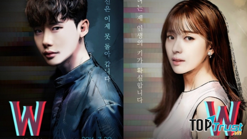 Lee Jong Suk và Han Hyo Joo trong phim Two Worlds