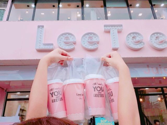 Những chiếc cốc màu hồng tại Leetee Viet Nam