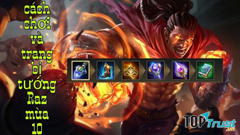 Trang bị Raz mùa 10