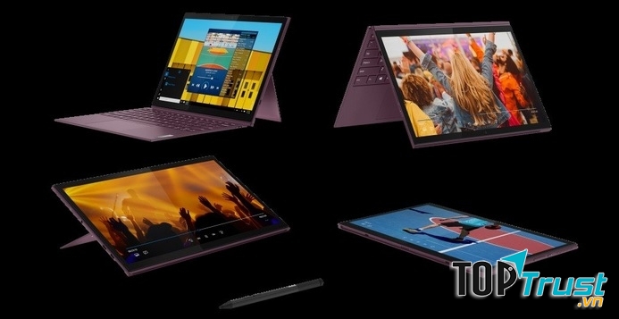 Yoga Duet 7i là máy tính bảng 13 inch đóng gói bộ xử lý toàn bộ sức mạnh