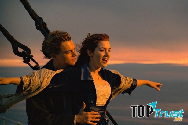 Leonardo Dicaprio trong phim Titanic