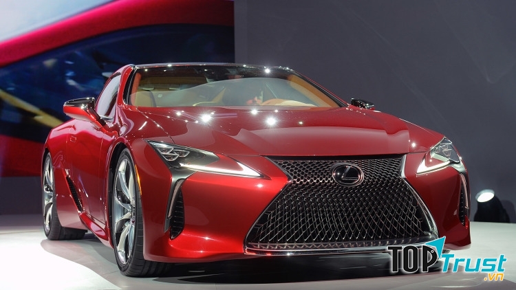 Lexus LC 2017 có thiết kế khí động học cực kỳ ấn tượng