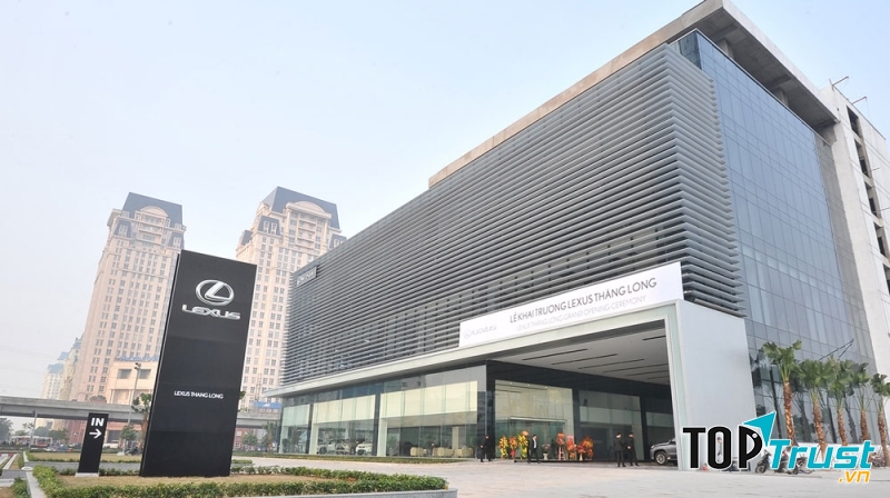 Hình ảnh showroom Lexus Thăng Long.