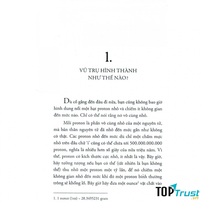 Nội dung cuốn sách Lịch sử vạn vật