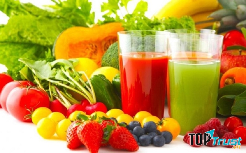 Thực phẩm hữu cơ, nước ép hoa quả