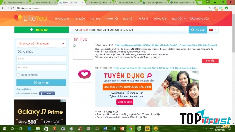 Mạng hẹn hò LikeYou
